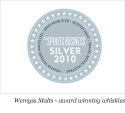 Award winning whiskies